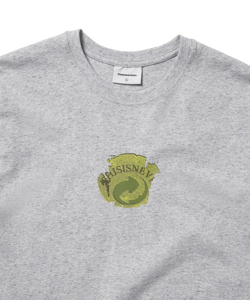 thisisneverthat(ディスイズネバーザット)の「Circulation Tee(Tシャツ/カットソー・メンズ・ヘザーグレー/ダークグレー/ライム・XL/L/M/S)」の7枚目の写真