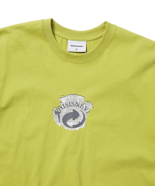 thisisneverthat(ディスイズネバーザット)の「Circulation Tee(Tシャツ/カットソー・メンズ・ヘザーグレー/ダークグレー/ライム・XL/L/M/S)」の10枚目の写真