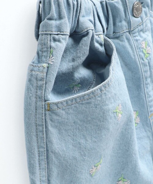 EDWIN(エドウィン)の「【Ou? by EDWIN】デニムカーブパンツ(デニムパンツ・キッズ・サックスブルー/ブルー・90/110/100/150/120/130/140)」の5枚目の写真