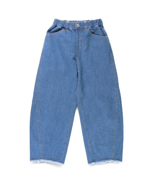 EDWIN(エドウィン)の「【Ou? by EDWIN】デニムカーブパンツ(デニムパンツ・キッズ・サックスブルー/ブルー・90/110/100/150/120/130/140)」の12枚目の写真