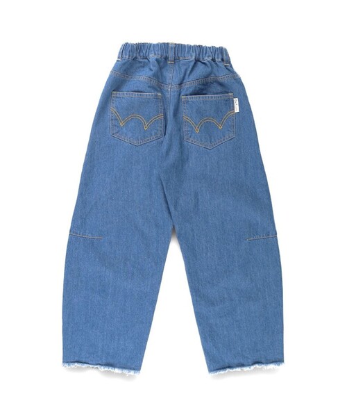 EDWIN(エドウィン)の「【Ou? by EDWIN】デニムカーブパンツ(デニムパンツ・キッズ・サックスブルー/ブルー・90/110/100/150/120/130/140)」の13枚目の写真