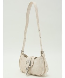 m.f.editorial | 【ハトメ付き平手ハンドル】m.f.エディトリアル レディース デニム風 ショルダーバッグ(ショルダーバッグ)