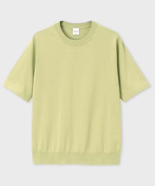 Paul Smith（ポールスミス）の「オーガニックコットン クルーネックニット / 153450 639YC（ニット/セーター・メンズ・ライトイエロー/ダークブルー・MEDIUM/LARGE/X-LARGE/XX-LARGE）」の2枚目の写真