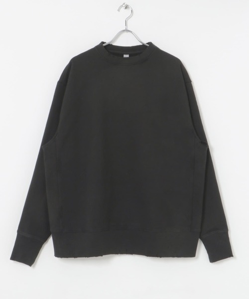URBAN RESEARCH（アーバンリサーチ）の「FORNIGNER　Made in USA Crashed Crew（スウェット・メンズ・ホワイト/ブラック/グレー・1/2/3）」の3枚目の写真
