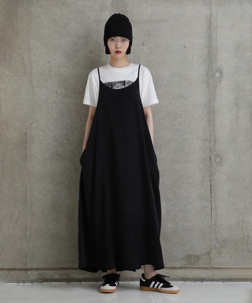 ROSE BUD(ローズバッド)の「(GENE HEAVENS)スリップワンピース(ワンピース・レディース・グリーン/ブラック・ONE SIZE)」の7枚目の写真