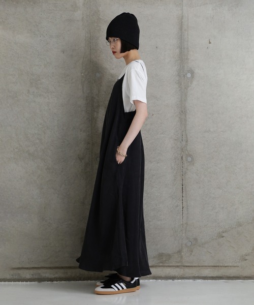 ROSE BUD(ローズバッド)の「(GENE HEAVENS)スリップワンピース(ワンピース・レディース・グリーン/ブラック・ONE SIZE)」の8枚目の写真