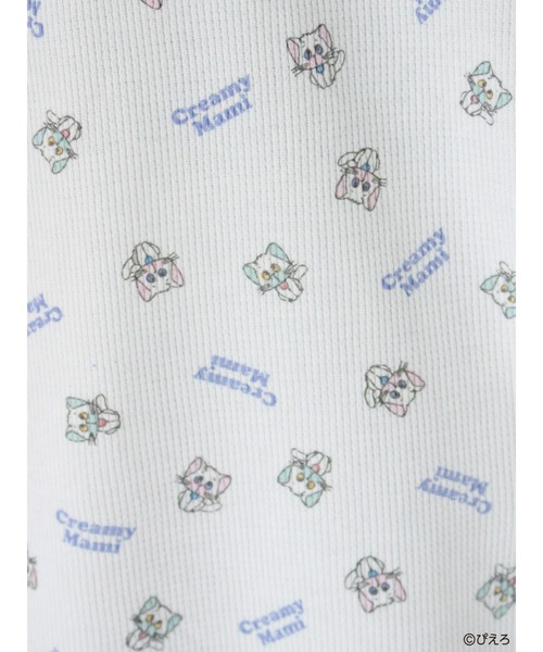 ehka sopo(エヘカソポ)の「【魔法の天使クリィミーマミ】ワッフルカットソー(ニット/セーター・レディース・ミント/キナリ/オフホワイト・F)」の19枚目の写真