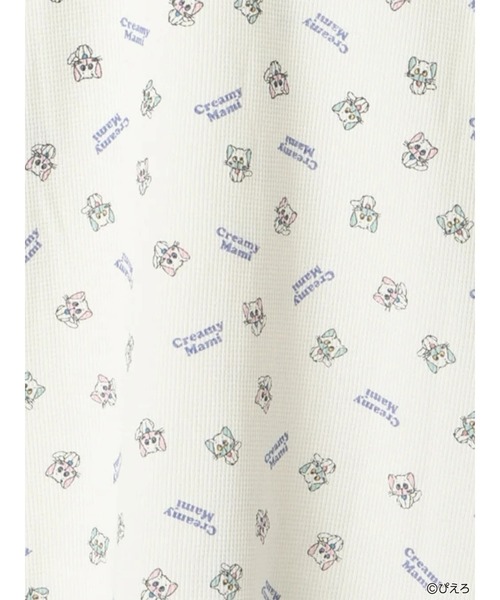 ehka sopo(エヘカソポ)の「【魔法の天使クリィミーマミ】ワッフルカットソー(ニット/セーター・レディース・ミント/キナリ/オフホワイト・F)」の14枚目の写真