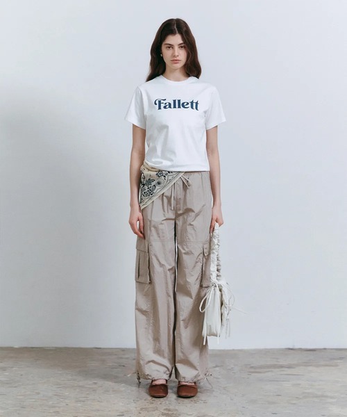 tシャツ A'GEM/9 × .kom 「FALLETT/ファレット」STORY LOGO ESSENTIAL SHORT SLEEVE/ロゴエッセン A'GEM/9 × .kom 『FALLETT/ファレット』STORY LOGO ESSENTIAL