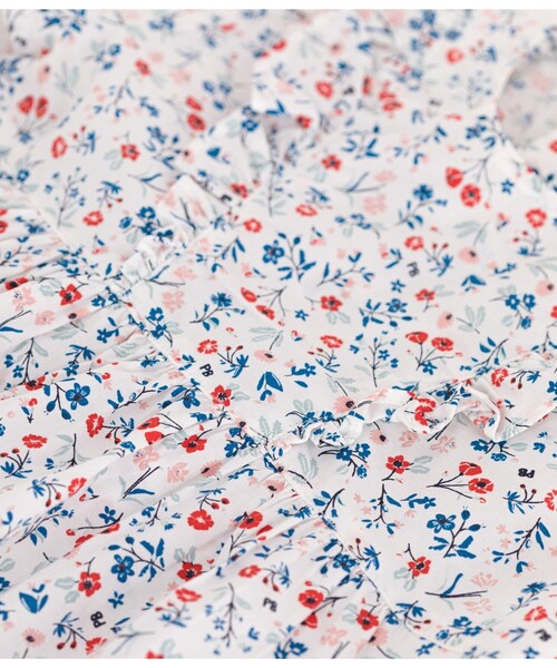 PETIT BATEAU（プチバトー）の「半袖ワンピース（ワンピース・キッズ・ホワイト系その他・12MONTH/18MONTH/24MONTH/36MONTH）」の6枚目の写真