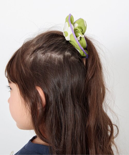 BREEZE（ブリーズ）の「シュシュ（シュシュ・キッズ・ブラウン/ライム/アイボリー・FREE）」の3枚目の写真