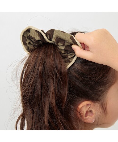 BREEZE（ブリーズ）の「シュシュ（シュシュ・キッズ・ブラウン/ライム/アイボリー・FREE）」の4枚目の写真