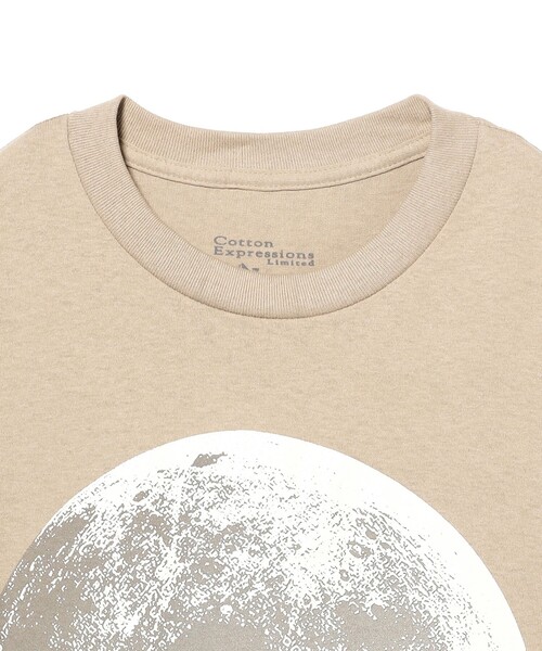 BEAMS BOY(ビームスボーイ)の「Cotton Expressions / GLOW MOON TEE(Tシャツ/カットソー・レディース・ベージュ・MEDIUM)」の3枚目の写真