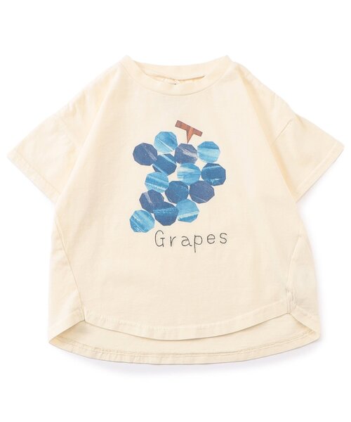 BIT'Z(ビッツ)の「色々フルーツとベジタブル切り絵プリント半袖Tシャツ(Tシャツ/カットソー・キッズ・ブルー/パープル/イエロー/グリーン/ピンク/レッド・95/110/120/80/90/100)」の3枚目の写真