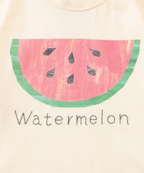 BIT'Z(ビッツ)の「色々フルーツとベジタブル切り絵プリント半袖Tシャツ(Tシャツ/カットソー・キッズ・ブルー/パープル/イエロー/グリーン/ピンク/レッド・95/110/120/80/90/100)」の14枚目の写真