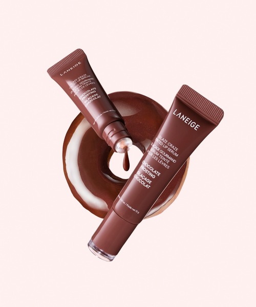 LANEIGE（ラネージュ）の「グレイズ ティントリップセラム（リップクリーム・レディース・ピーチグレイズ/シナモンシュガー/ブルーベリージェリー/ストロベリースプリンクル/ラズベリージャム/メープルグレイズ/チョコレートフロスティング/シュガーグレイズ/ローズジャム・FREE）」の2枚目の写真