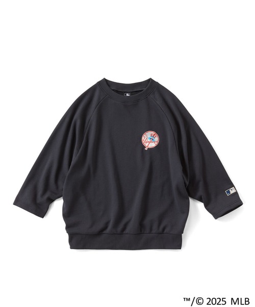 IEDIT(イディット)の「IEDIT オリジナルMLBデザインクーパーズタウンコレクション 往年のロゴを楽しむモモンガシルエットの八分袖スウェット(スウェット・レディース・スミクロ/ブラウン/アイボリー・LL/L/M/3L/4L/S)」の16枚目の写真