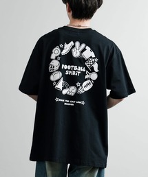 オーバーサイズ スポーツグラフィックプリント半袖Tシャツ