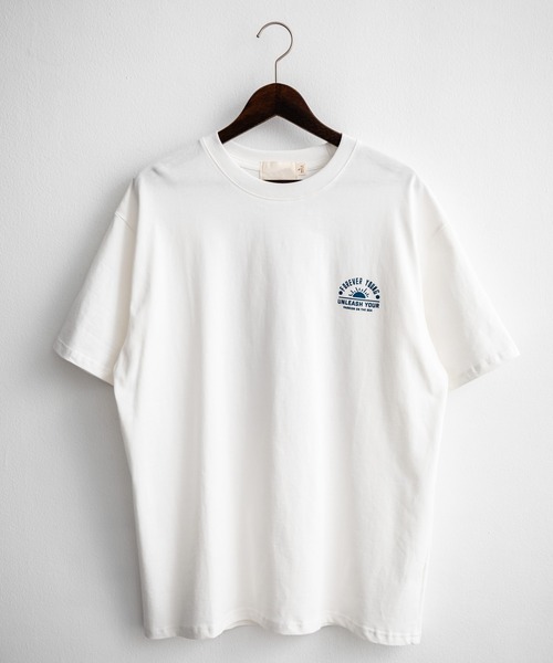 Rocky Monroe(ロッキーモンロー)の「オーバーサイズ スポーツグラフィックプリント半袖Tシャツ(Tシャツ/カットソー・メンズ・ブラック/ホワイト系/ベージュ/ホワイト/グリーン・M/L/XL)」の9枚目の写真