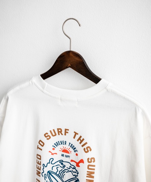 Rocky Monroe(ロッキーモンロー)の「オーバーサイズ スポーツグラフィックプリント半袖Tシャツ(Tシャツ/カットソー・メンズ・ブラック/ホワイト系/ベージュ/ホワイト/グリーン・M/L/XL)」の15枚目の写真
