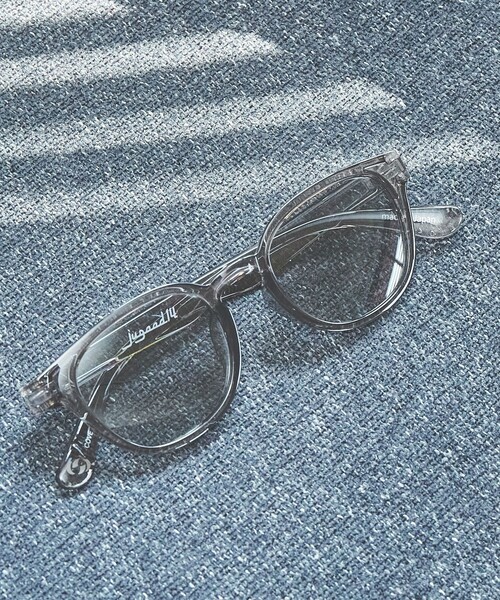 Jugaad14(ジュガードフォーティーン)の「【一部別注】<jugaad14>COVE コーヴ ファッション用グラス(メガネ・メンズ・ブラック/ダークグレー/ベージュ/モカ/ネイビー・FREE)」の2枚目の写真