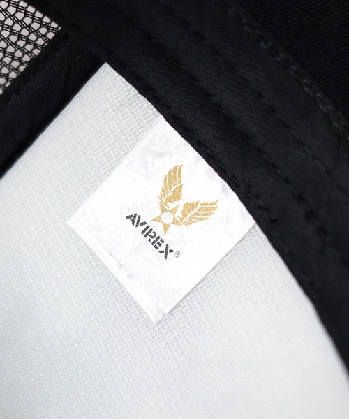 AVIREX(アヴィレックス)の「【RS】【AVIREX】 NUMBERING MESH CAP(キャップ・メンズ・ホワイト/ブラック/ネイビー/グリーン系カモフラージュ/グレー系カモフラージュ・FREE)」の9枚目の写真