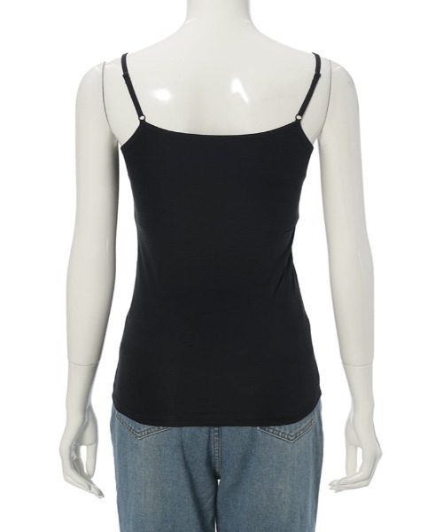 fifth（フィフス）の「【接触冷感×抗菌防臭】さらさら、ひんやりカップ付きキャミソール【EssentialCool】（キャミソール・レディース・ブラック/ベージュ・S/M/L）」の13枚目の写真