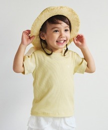 Hoppetta（ホッペッタ）の「【Hoppetta(ホッペッタ)】テレコTシャツ 80・90・100cm（Tシャツ/カットソー）」