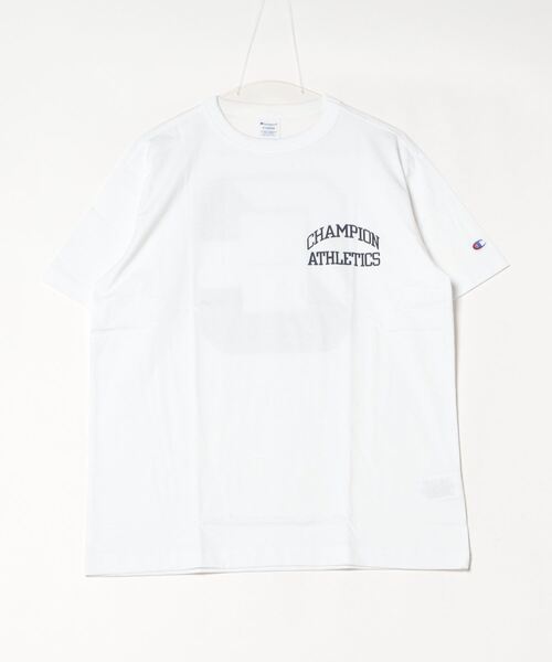 Champion(チャンピオン)の「チャンピオン SHORT SLEEVE T-SHIRT_(Tシャツ/カットソー・メンズ・ペールイエロー/ブラック/ネイビー/ホワイト・M/L/LL)」の2枚目の写真