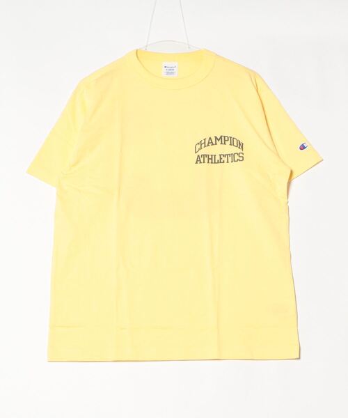 Champion(チャンピオン)の「チャンピオン SHORT SLEEVE T-SHIRT_(Tシャツ/カットソー・メンズ・ペールイエロー/ブラック/ネイビー/ホワイト・M/L/LL)」の1枚目の写真