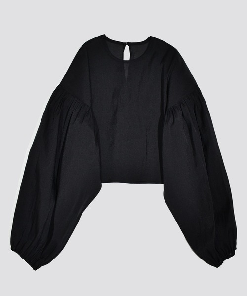 kiehtova】SHEER VOLUMESLEEVE BLOUSE/シアー ボリューム