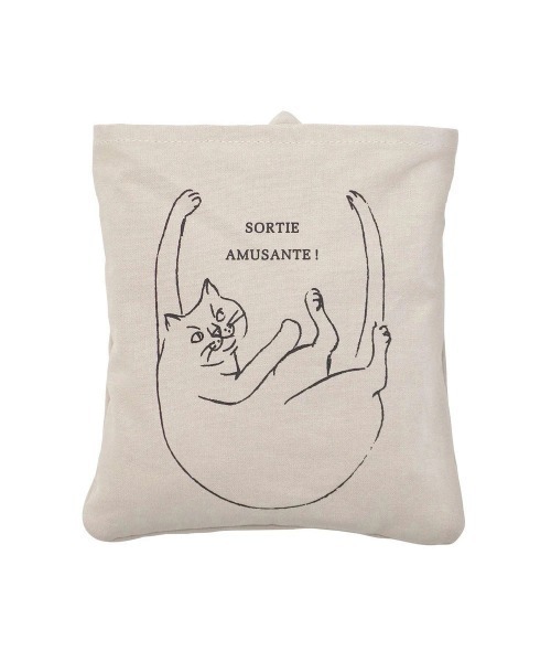 ROOTOTE（ルートート）の「ROOTOTE/ルートート　EU.RND.ブラサガリネコ-A（トートバッグ・レディース・ホワイト/グレー/イエロー・FREE）」の17枚目の写真