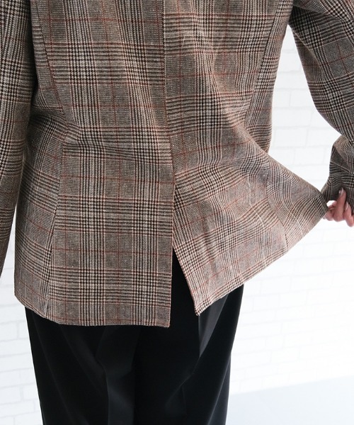 aquagarage（アクアガレージ）の「テーラードジャケット（テーラードジャケット・レディース・ブラック/グレイッシュベージュ/ブラウン系その他・M/L）」の9枚目の写真