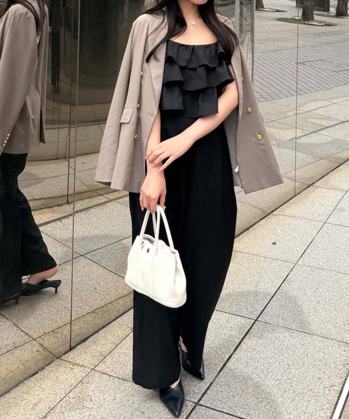 aquagarage（アクアガレージ）の「テーラードジャケット（テーラードジャケット・レディース・ブラック/グレイッシュベージュ/ブラウン系その他・M/L）」の16枚目の写真