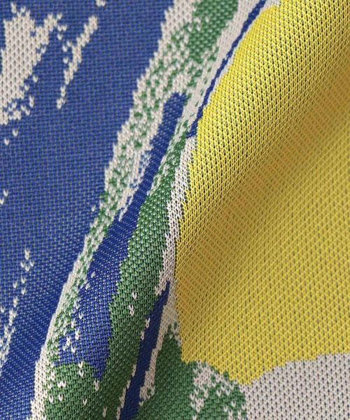 Jines（ジネス）の「グラフィックジャージタイトスカート（スカート・レディース・ブルー/イエロー・38）」の9枚目の写真