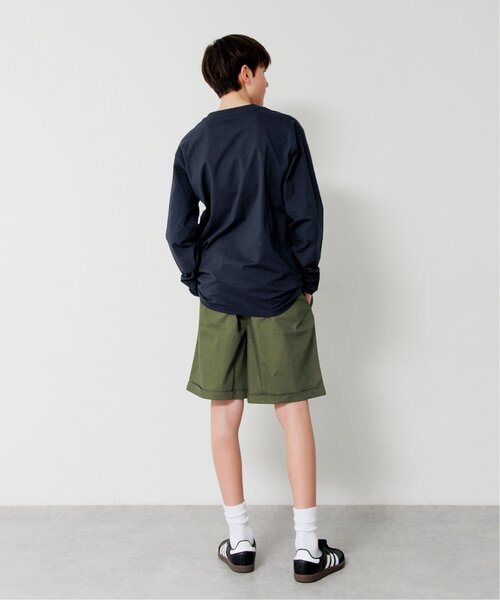 GLAZOS（グラソス）の「【大人向けサイズあり】綿ポリストレッチツイル・ショートパンツ（その他パンツ・キッズ・ブラック/カーキ・LL/L/M/S）」の5枚目の写真