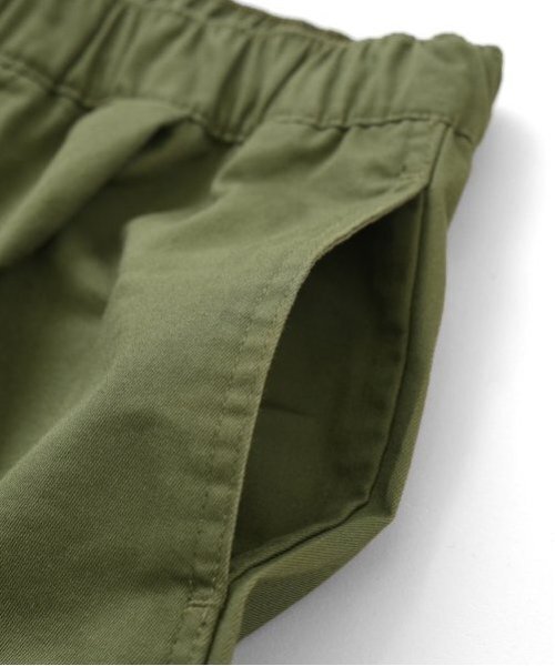 GLAZOS（グラソス）の「【大人向けサイズあり】綿ポリストレッチツイル・ショートパンツ（その他パンツ・キッズ・ブラック/カーキ・LL/L/M/S）」の10枚目の写真