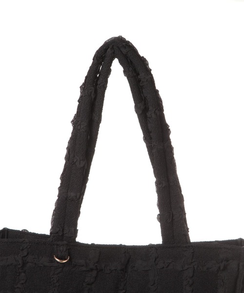 tiny tiny（ティニーティニー）の「マルチトートバッグ[tiny tiny(ティニーティニー)]（トートバッグ・レディース・ブラック/アイボリー/ライトブルー・0）」の7枚目の写真