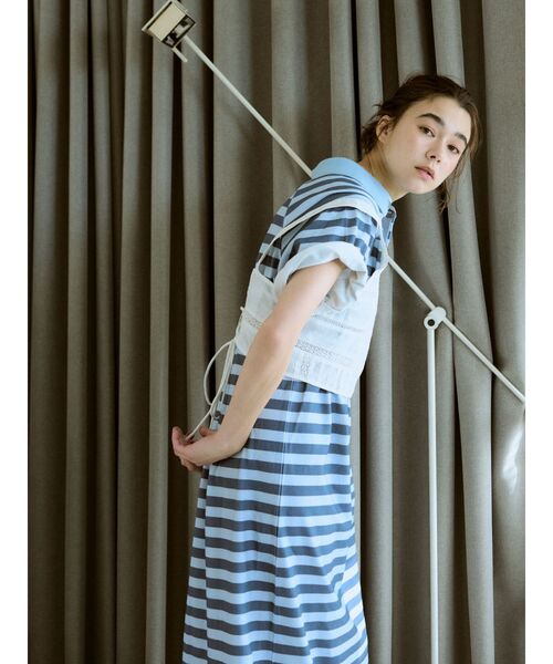 Ungrid(アングリッド)の「バックレースアップコットンキャミ(キャミソール・レディース・ブラック/オフホワイト・FREE)」の18枚目の写真