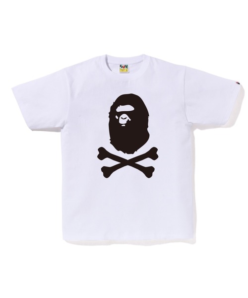 A BATHING APE(アベイシングエイプ)の「APE CROSSBONE TEE(Tシャツ/カットソー・メンズ・ホワイト/ブラック・LARGE/XX-LARGE/X-LARGE/MEDIUM/SMALL)」の2枚目の写真