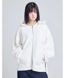 《Little sunny bite》lacy logo hoodie