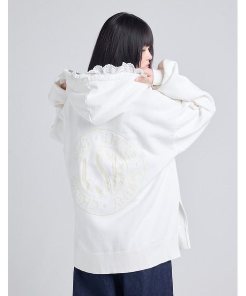 Little sunny bite(リトルサニーバイト)の「《Little sunny bite》lacy logo hoodie(パーカー・レディース・ブラック/グリーン/ホワイト・MEDIUM/SMALL)」の18枚目の写真