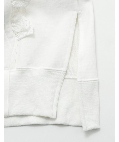 Little sunny bite(リトルサニーバイト)の「《Little sunny bite》lacy logo hoodie(パーカー・レディース・ブラック/グリーン/ホワイト・MEDIUM/SMALL)」の16枚目の写真