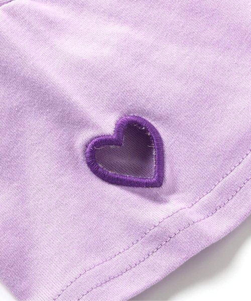 BREEZE（ブリーズ）の「【ジュニア対応】袖ハート4色4柄半袖Tシャツ（Tシャツ/カットソー・キッズ・ミント/ラベンダー/その他2/アイボリー・140/130/120/110/100/90/80）」の14枚目の写真