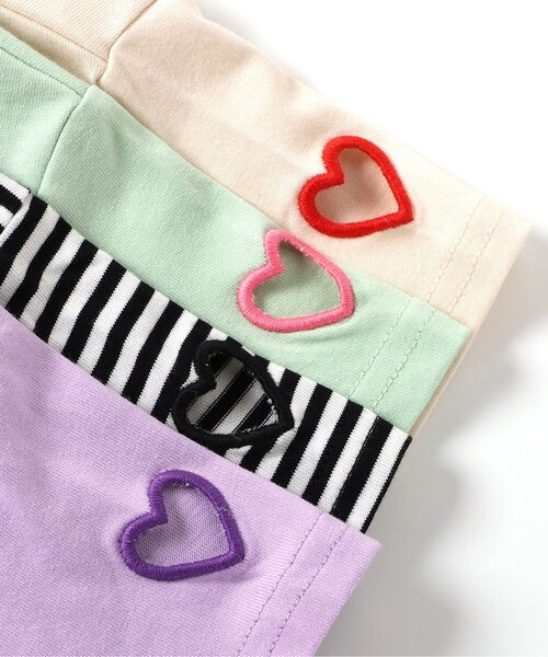 BREEZE（ブリーズ）の「【ジュニア対応】袖ハート4色4柄半袖Tシャツ（Tシャツ/カットソー・キッズ・ミント/ラベンダー/その他2/アイボリー・140/130/120/110/100/90/80）」の13枚目の写真