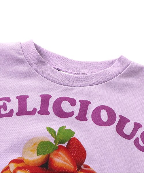 BREEZE（ブリーズ）の「【ジュニア対応】袖ハート4色4柄半袖Tシャツ（Tシャツ/カットソー・キッズ・ミント/ラベンダー/その他2/アイボリー・140/130/120/110/100/90/80）」の6枚目の写真