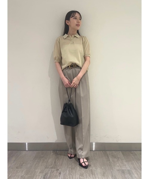 MilaOwen（ミラ オーウェン）  後ろゴムテーパートパンツ Mila Owen（ミラオーウェン）の「後ゴムテーパードパンツ