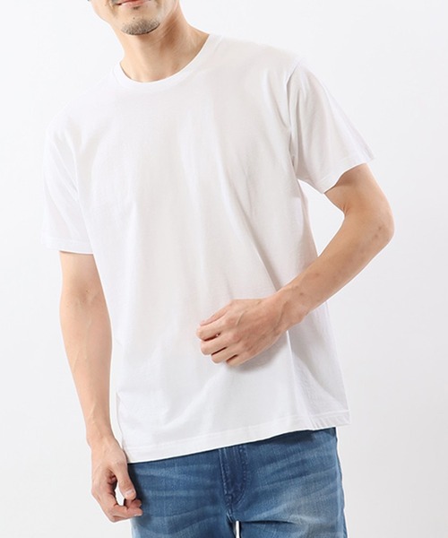 HANES(ヘインズ)の「Hanes JAPAN FIT 2P クルーネックTシャツ H5310(Tシャツ/カットソー・メンズ・ホワイト・S/M/L/XL)」の4枚目の写真