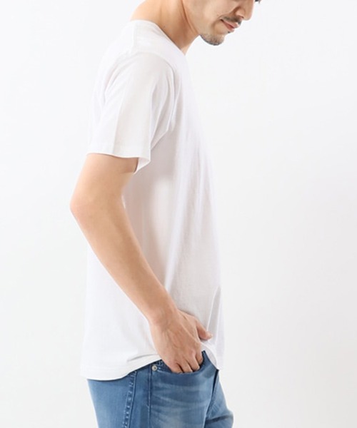 HANES(ヘインズ)の「Hanes JAPAN FIT 2P クルーネックTシャツ H5310(Tシャツ/カットソー・メンズ・ホワイト・S/M/L/XL)」の3枚目の写真
