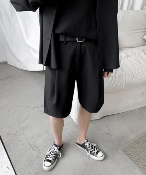 CERCA（チェルカ）の「【NOWLE】スラックス ハーフ ショーツ ショートパンツ（スラックス・メンズ・オフホワイト・MEDIUM）」の5枚目の写真